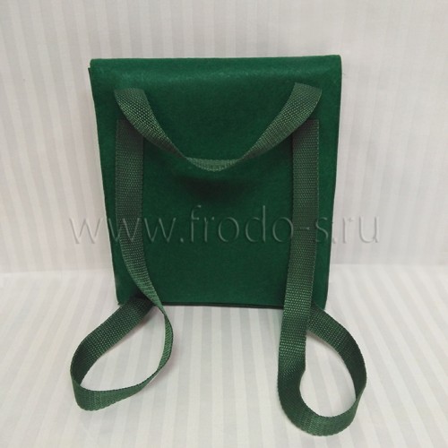 Рюкзак из фетра 26х26х3 РФ002, зеленый