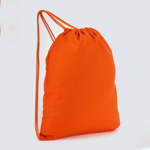 Рюкзак из саржи 33x40 РС025, оранжевый