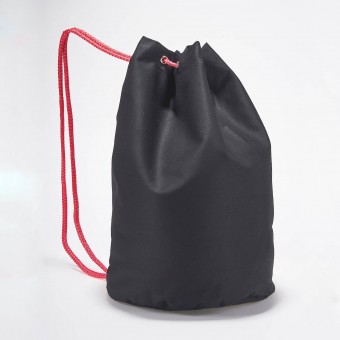 Сумка торба 40х25 ТС019, черно-красная