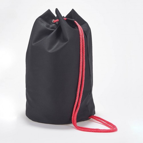 Сумка торба 40х25 ТС019, черно-красная